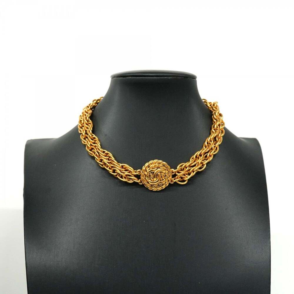 CHANEL Gold Logo Necklace - Picture 7 of 7